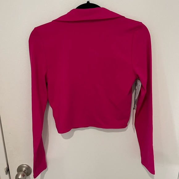 ARITZIA - Babaton - Contour Polo Longsleeve - Size M/M - long-sleeve polo shirt - Picture 8 of 9